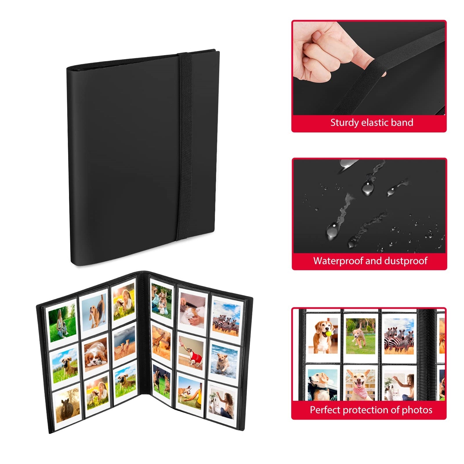 360 Pockets Mini Photo Album|Fujifilm Instax Mini Camera | White