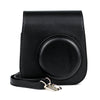 Case for Fujifilm Instax Mini 11 Case PU Leather Instant Camera Cover with Adjustable Strap Charcoal Grey
