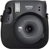 Case for Fujifilm Instax Mini 11 Case PU Leather Instant Camera Cover with Adjustable Strap Charcoal Grey