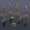10 Pack Round/ Star Shape Table Number Holder | Gold