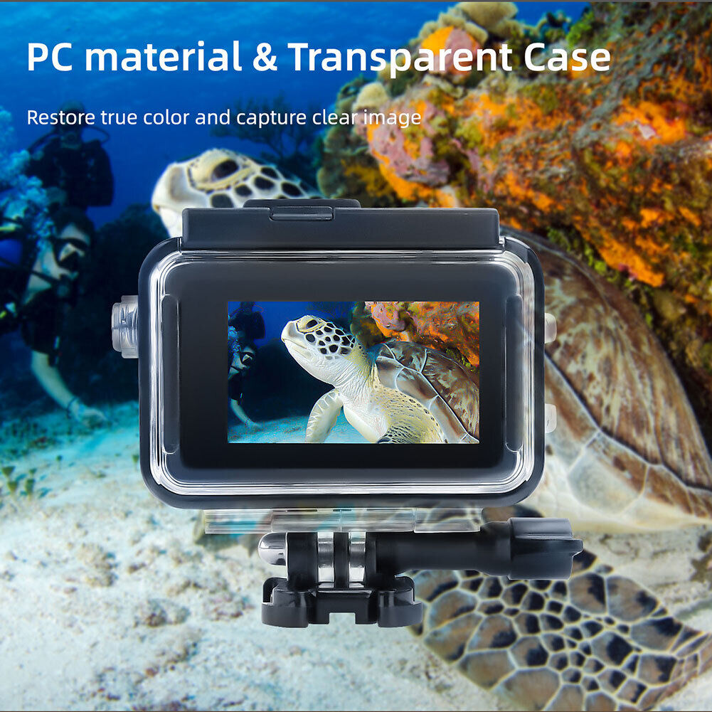 Waterproof Housing Case Compatible with DJI Osmo Action 3 - Black