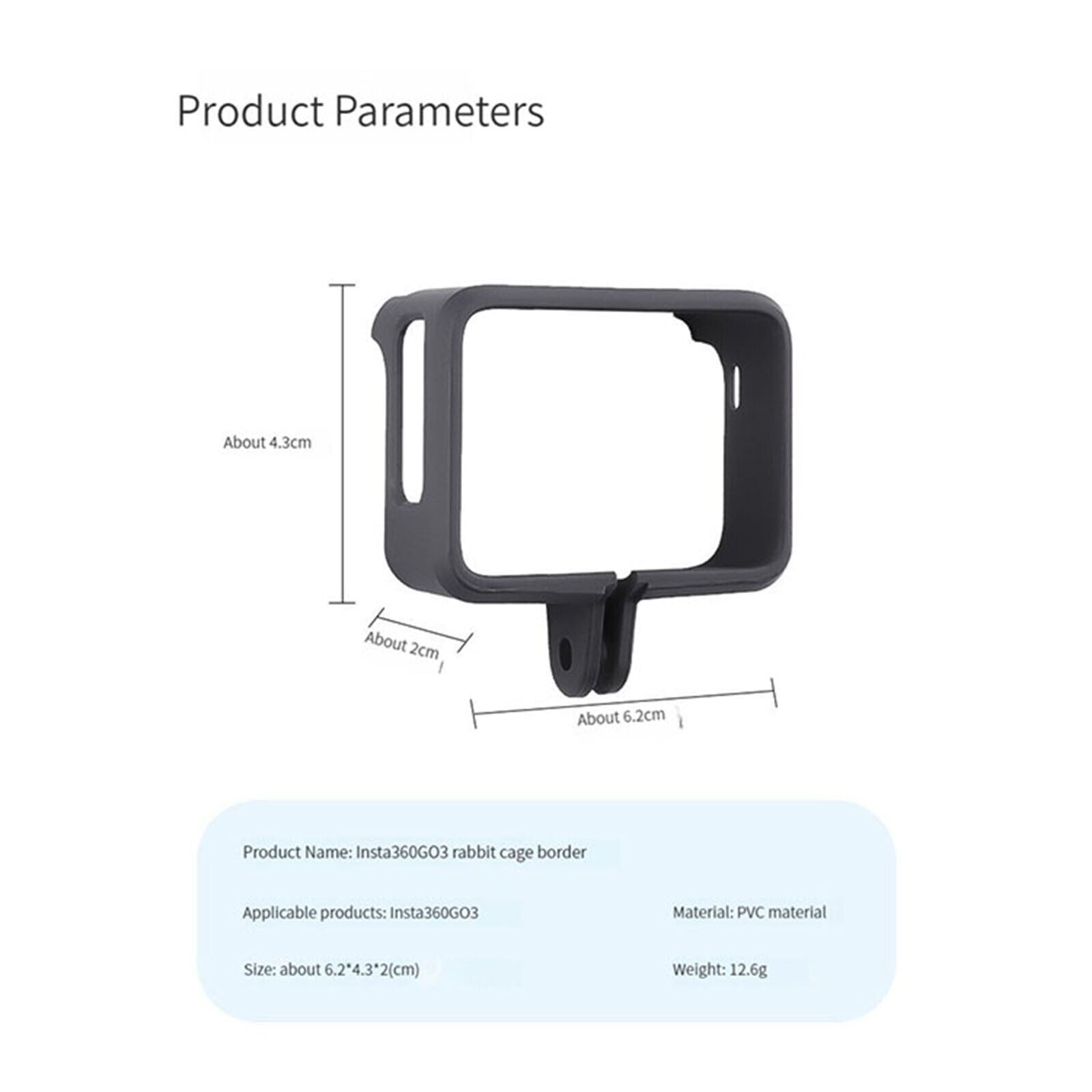 Insta360 GO 3 Protective Housing Case | Black