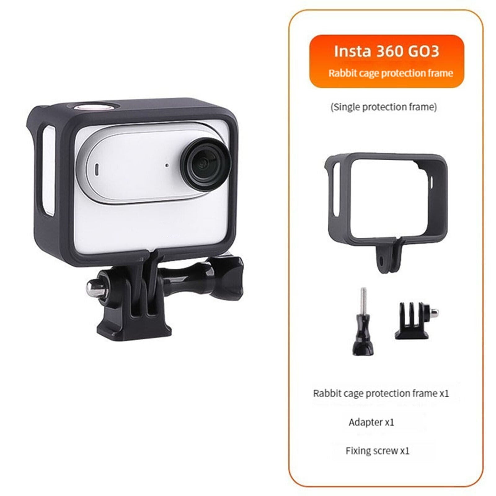 Insta360 GO 3 Protective Housing Case | Black