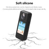 Silicone Case for Insta360 One X3 |Soft Carrying Case with Guards Lens Cover Cap - Blue
