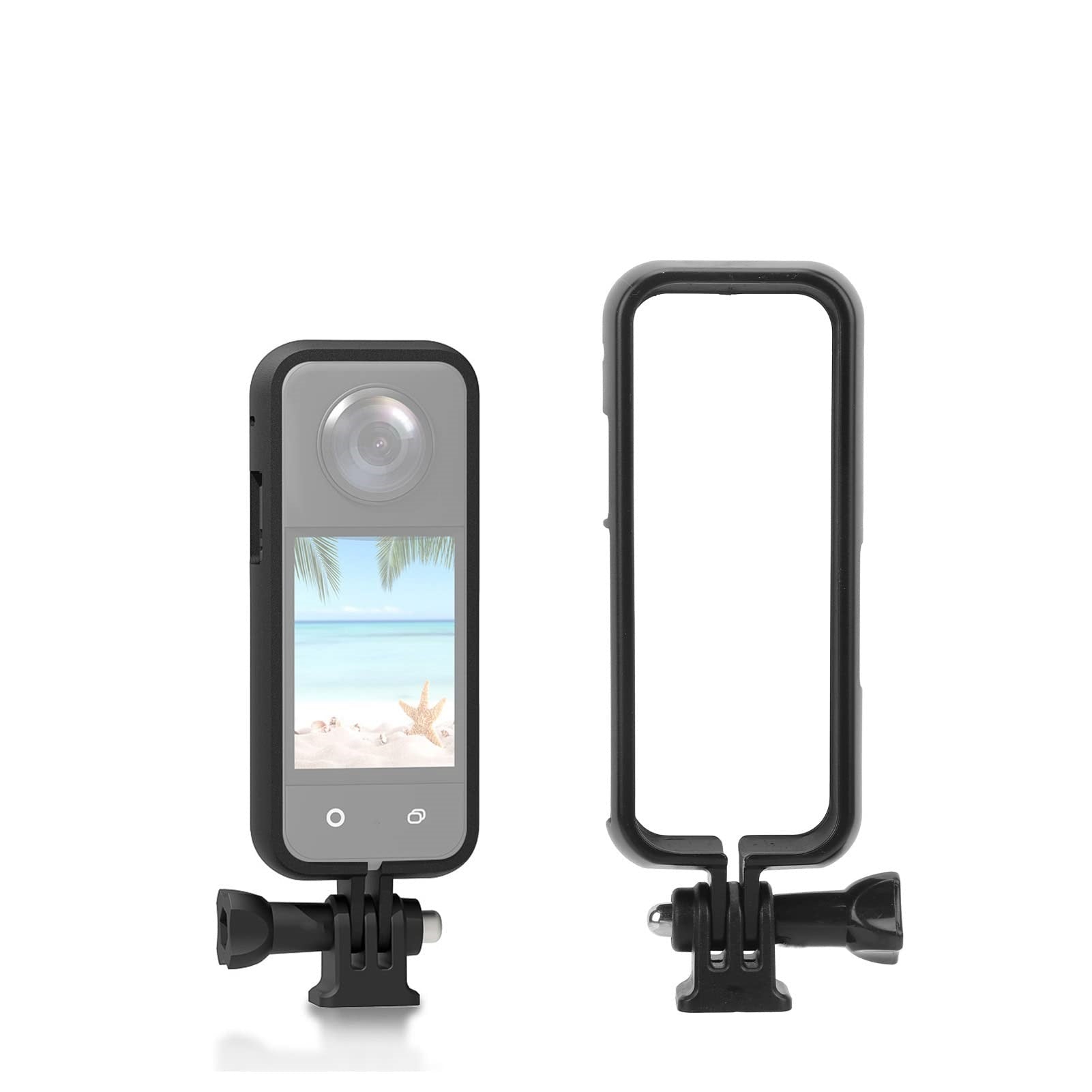 Insta360 ONE X3 Accessories Kit - Silicone Protective Case & lens Caps- Camera Housing Frame with 1/4