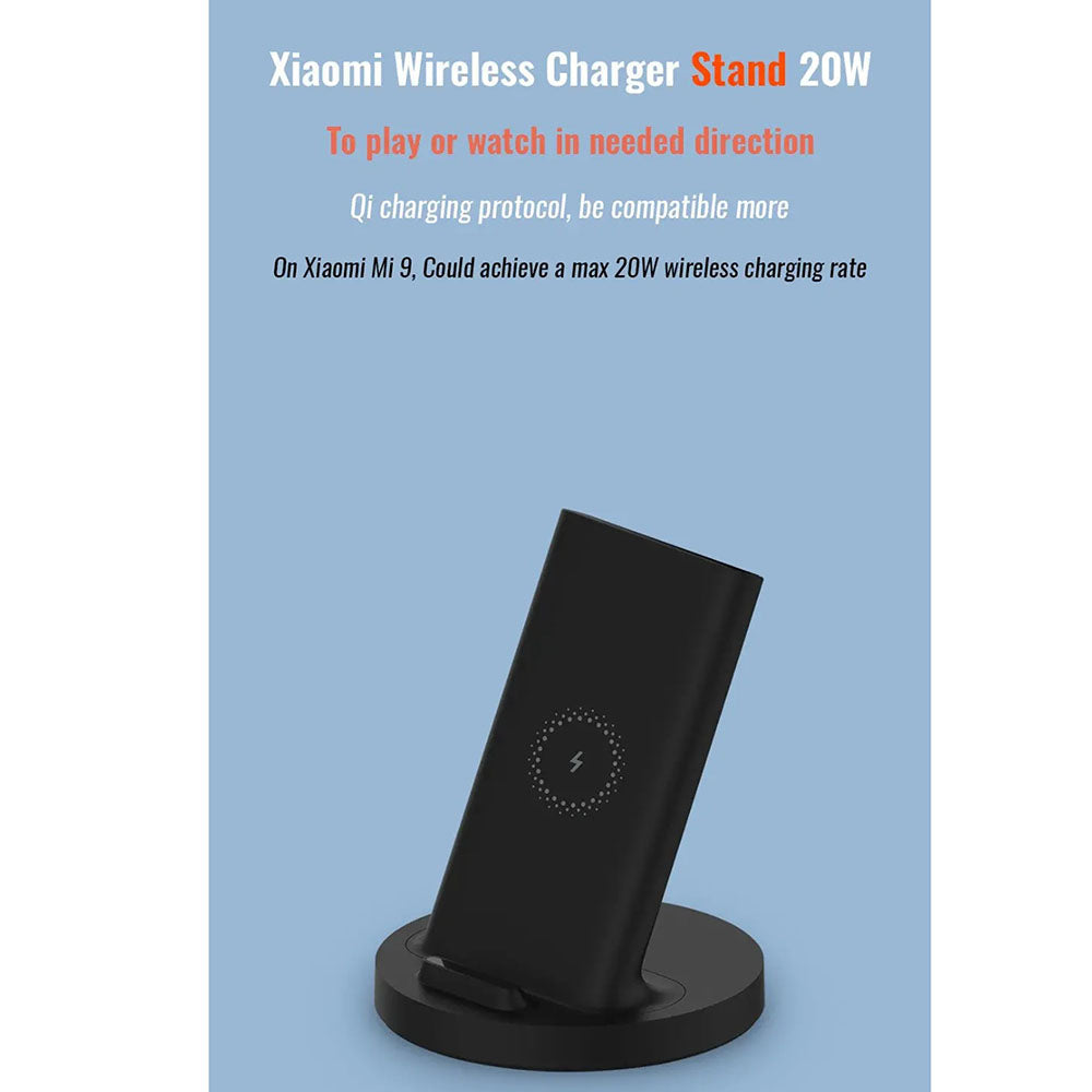 Xiaomi Mi Wireless Charger Stand 20W Black