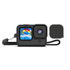 Protective Silicone Case for GoPro Hero 10 Black /Hero 9 Black Anti-Fall Silicone Case Protector Cover Black