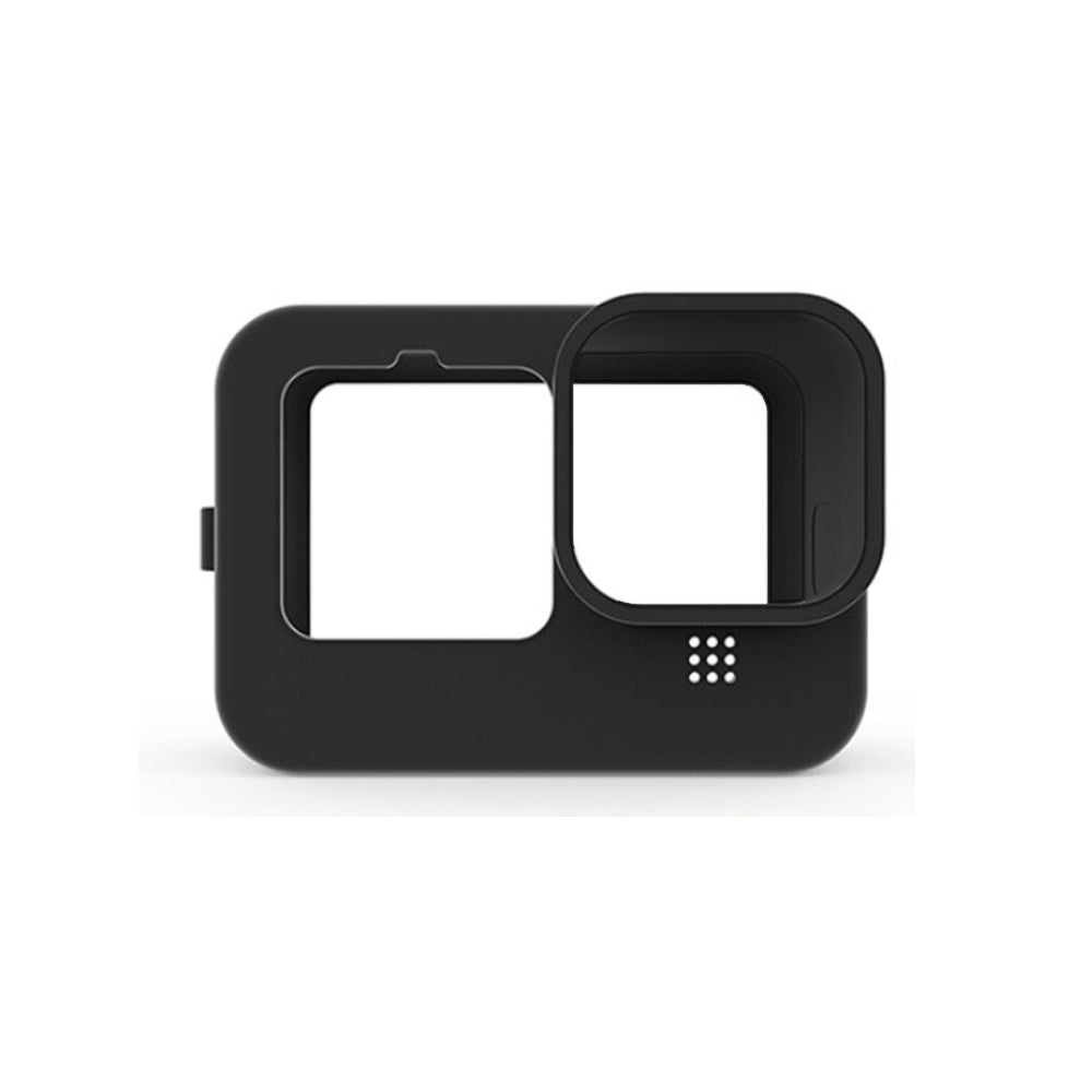 Protective Silicone Case for GoPro Hero 10 Black /Hero 9 Black Anti-Fall Silicone Case Protector Cover Black