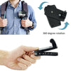 Replacement Head & Backpack Mount Bundle for GoPro Hero 10, Hero 9, Hero 8, Hero 7, SJCAM, YI DJI Osmo Action Cameras
