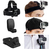 Replacement Head & Backpack Mount Bundle for GoPro Hero 10, Hero 9, Hero 8, Hero 7, SJCAM, YI DJI Osmo Action Cameras