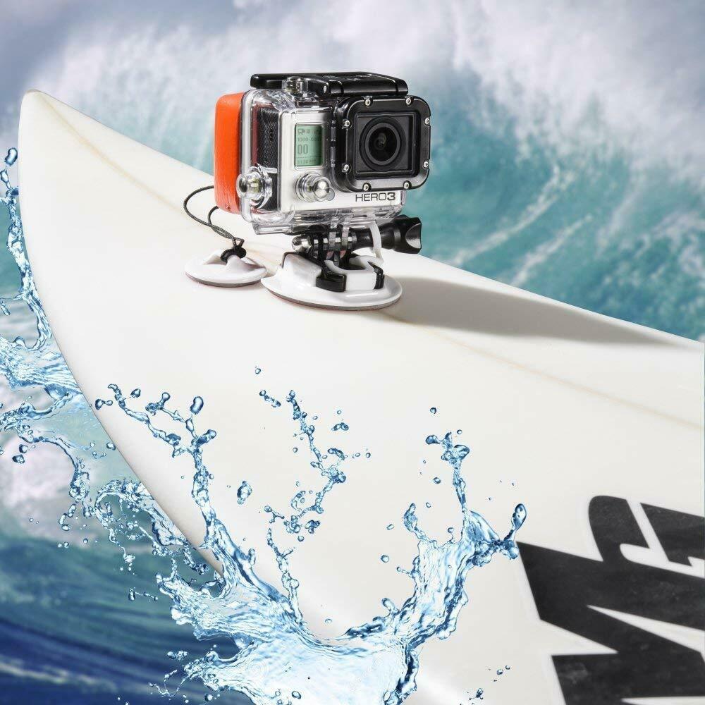 Surfboard Surfing Mount Kit compatible with GoPro Hero 11/10/9/8/7/6/5/4/3 and Other Action Cameras
