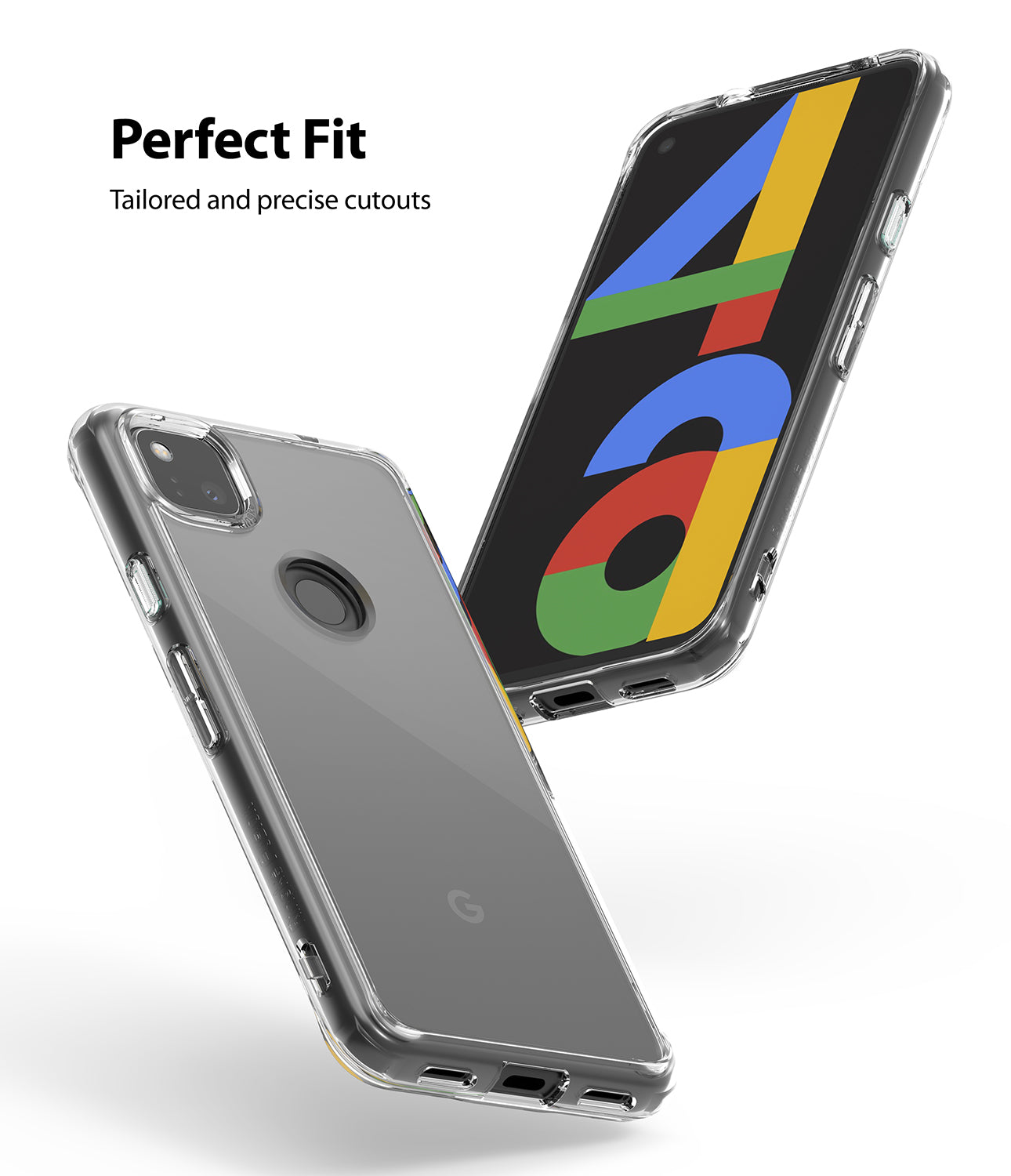 Google Pixel 4A Ringke Fusion X Case Clear