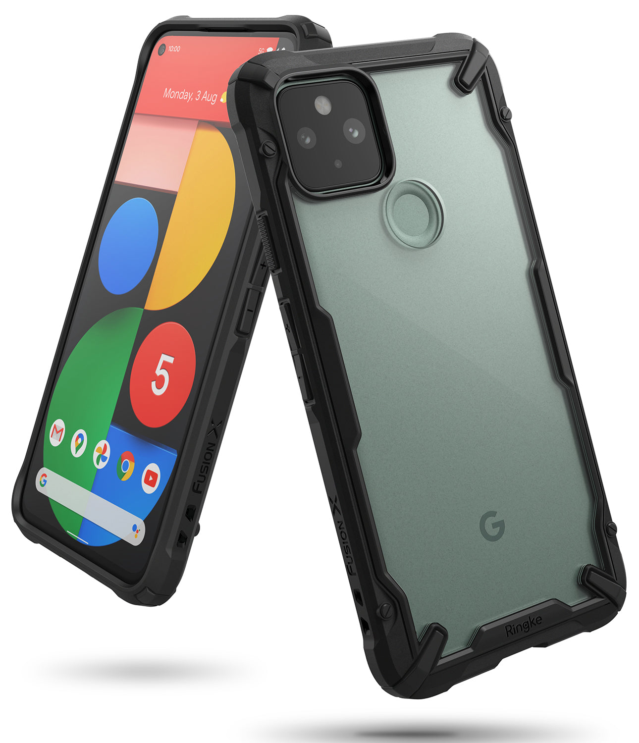 Google Pixel 5 Ringke Fusion X Case Black