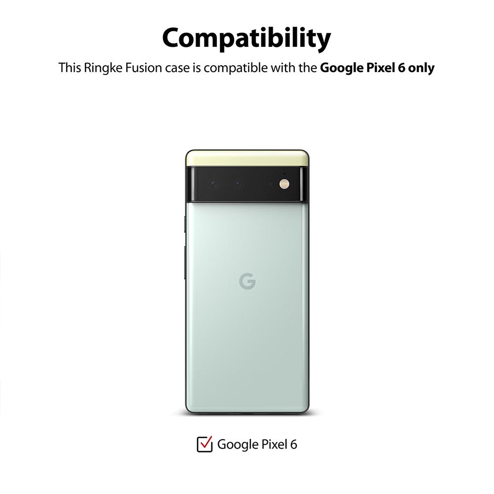 Google Pixel 6 Case Cover| Fusion Series| Clear