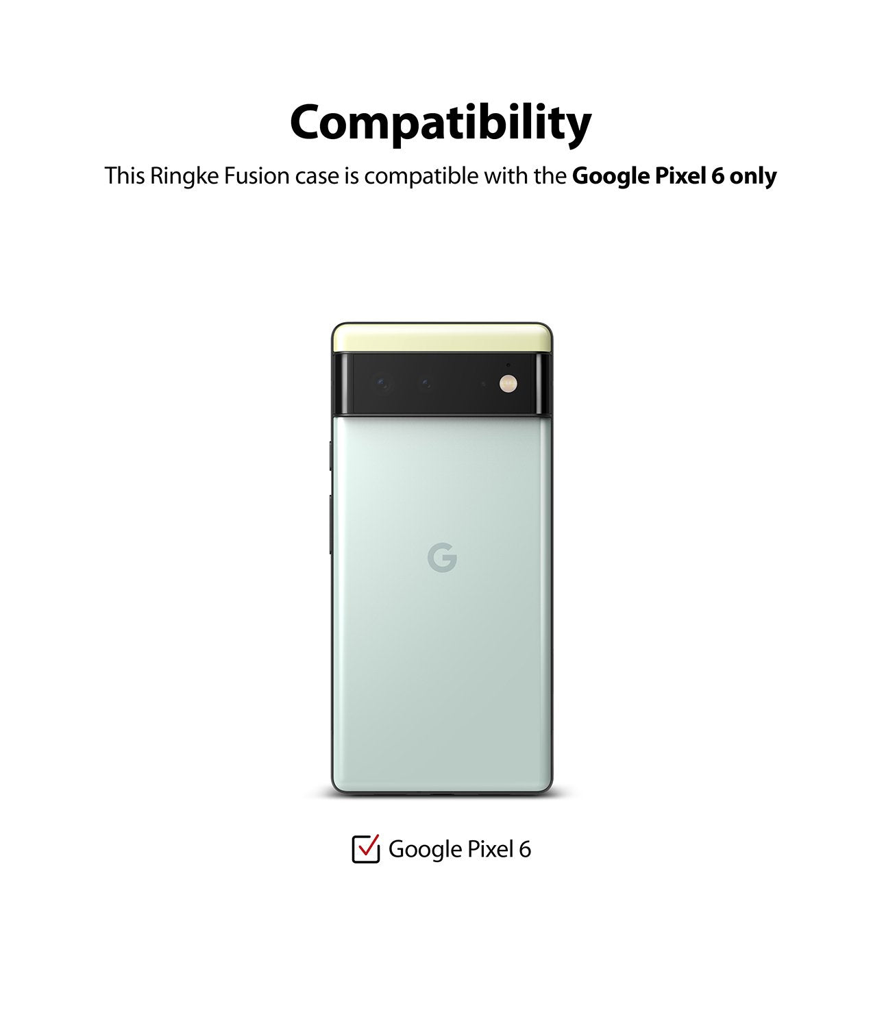 Google Pixel 6 Case Cover| Fusion Magnetic Series| Clear