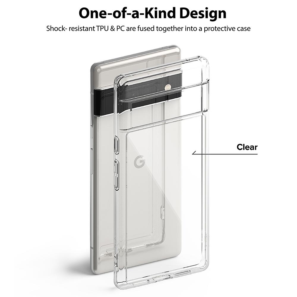 Google Pixel 6 Pro Case Cover| Fusion Series| Clear