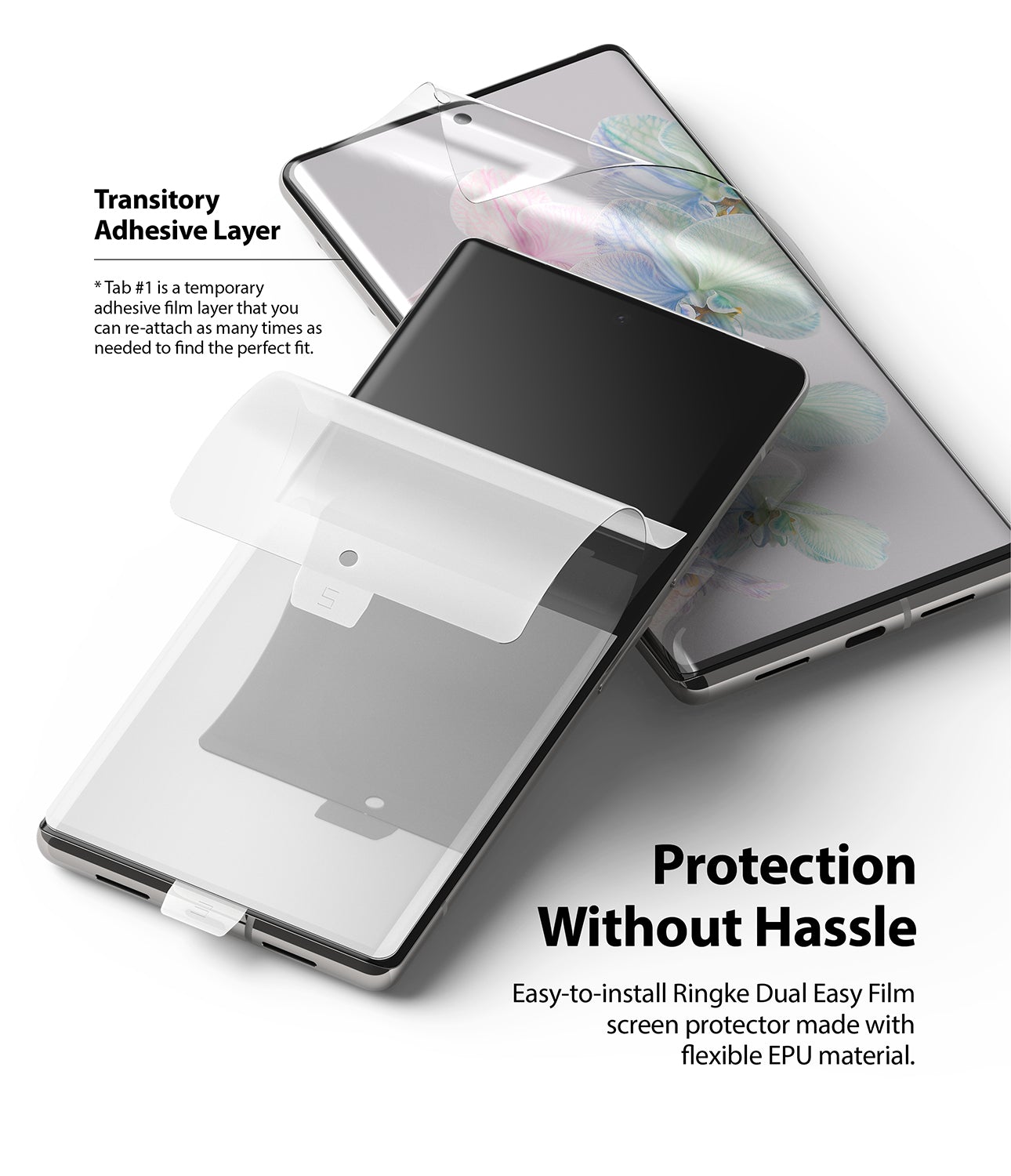Google Pixel 6 Pro  Screen Protector| Dual Easy Film| 2 Pack