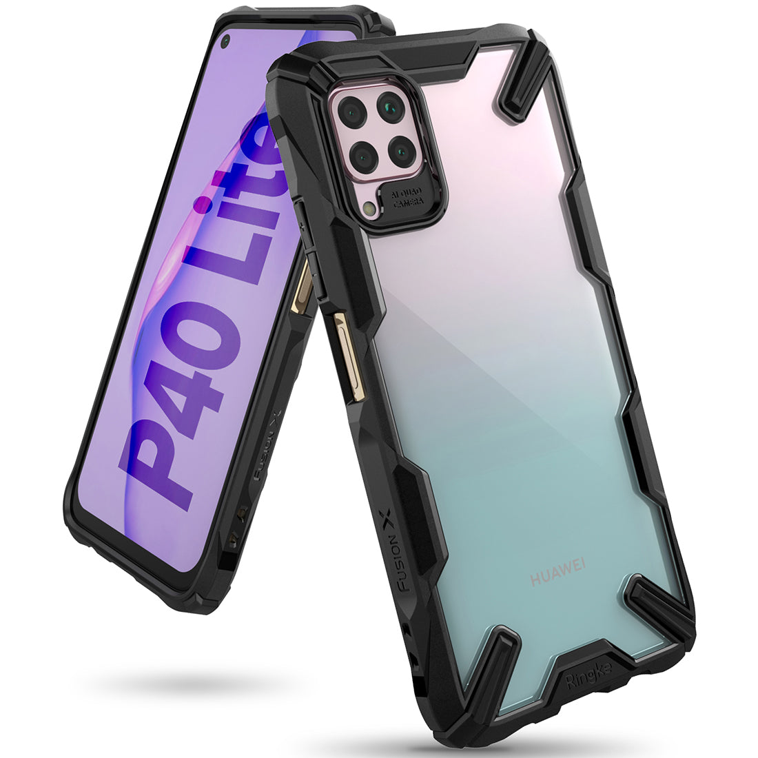 Huawei P40 Lite/Nova 6 SE/Nova 7i Ringke Fusion X Case Black