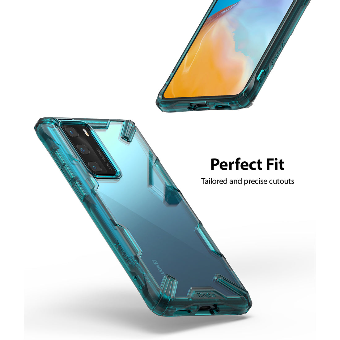 Huawei P40 Ringke Fusion X Case Green