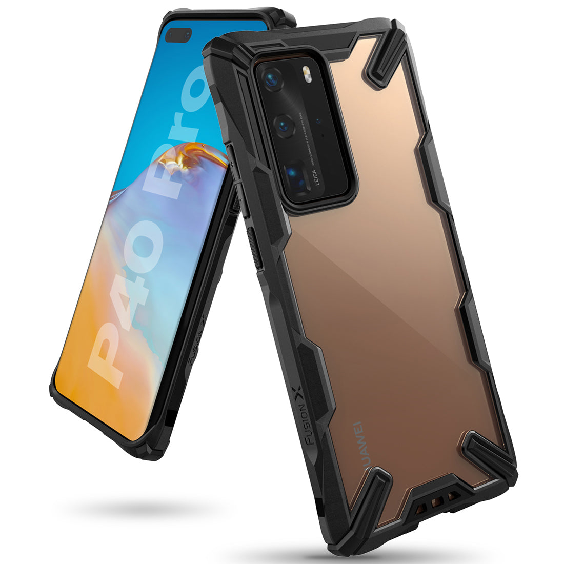 Huawei P40 Pro Ringke Fusion X Case Black