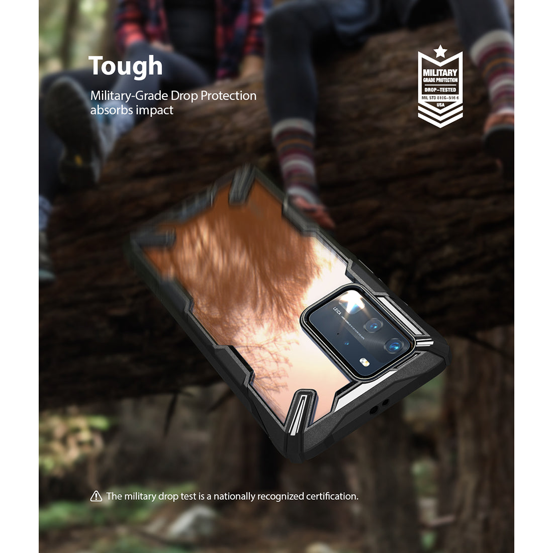 Huawei P40 Pro Ringke Fusion X Case Black