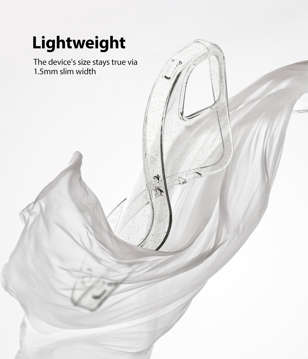 Apple iPhone 12 Mini Ringke Air Case Glitter Clear