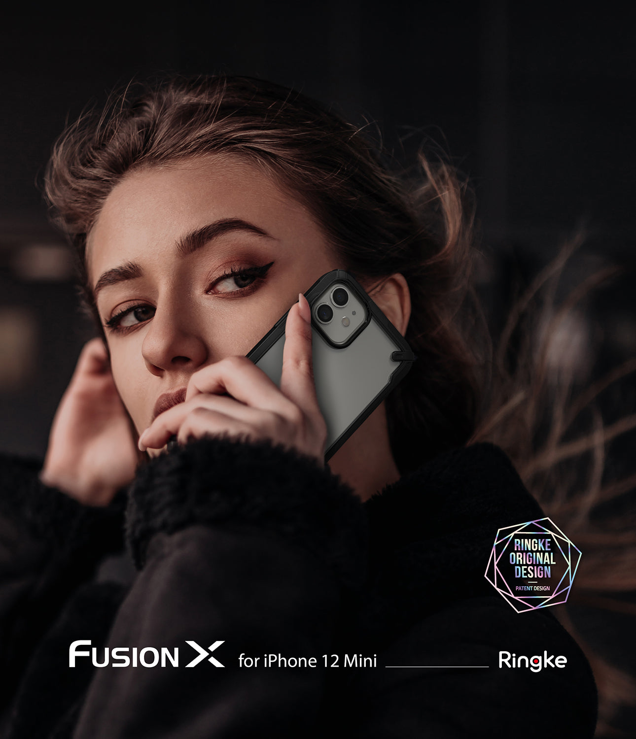 Apple iPhone 12 Mini Ringke Fusion X Case Black