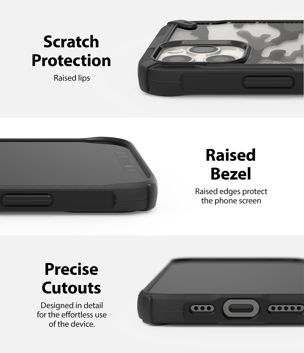 Apple iPhone 12 / Apple iPhone 12 Pro Case Cover| Fusion-X Series| Black