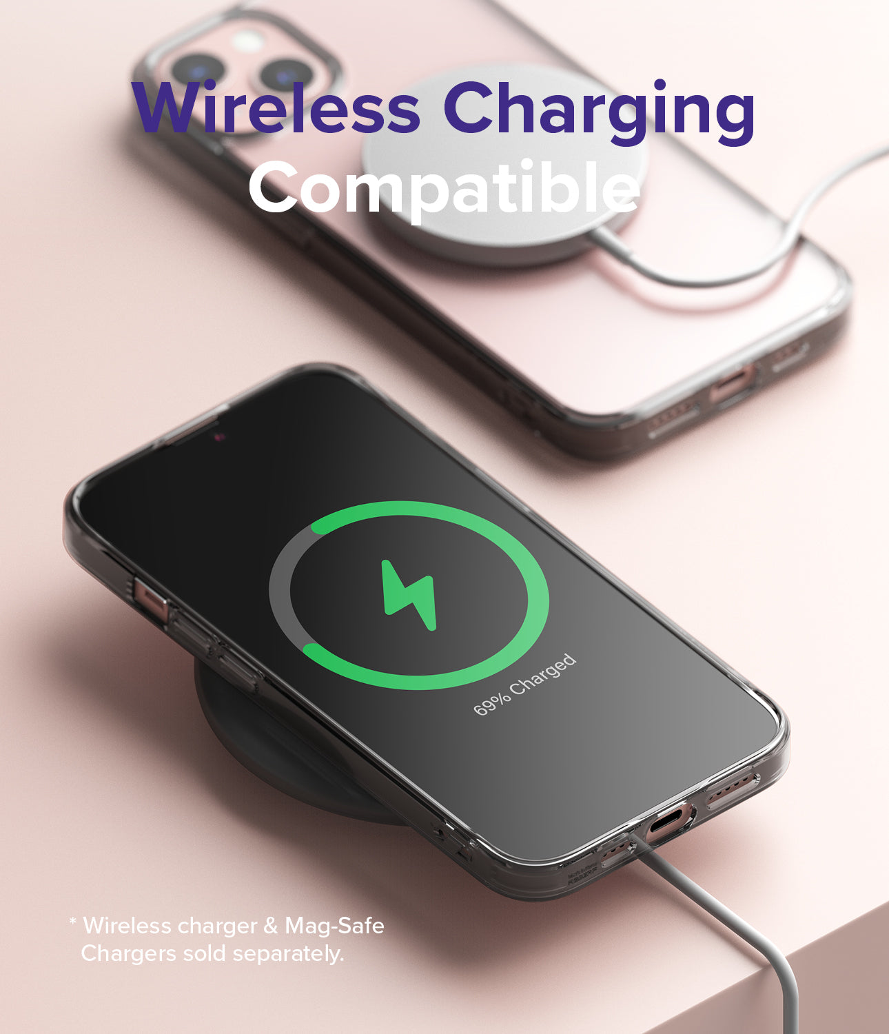 Apple iPhone 13 Case Cover| Fusion Series| Smoke Black