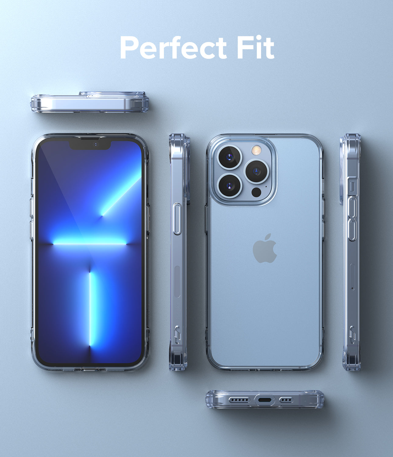 Apple Iphone 13 Pro Case Cover| Fusion Series| Clear