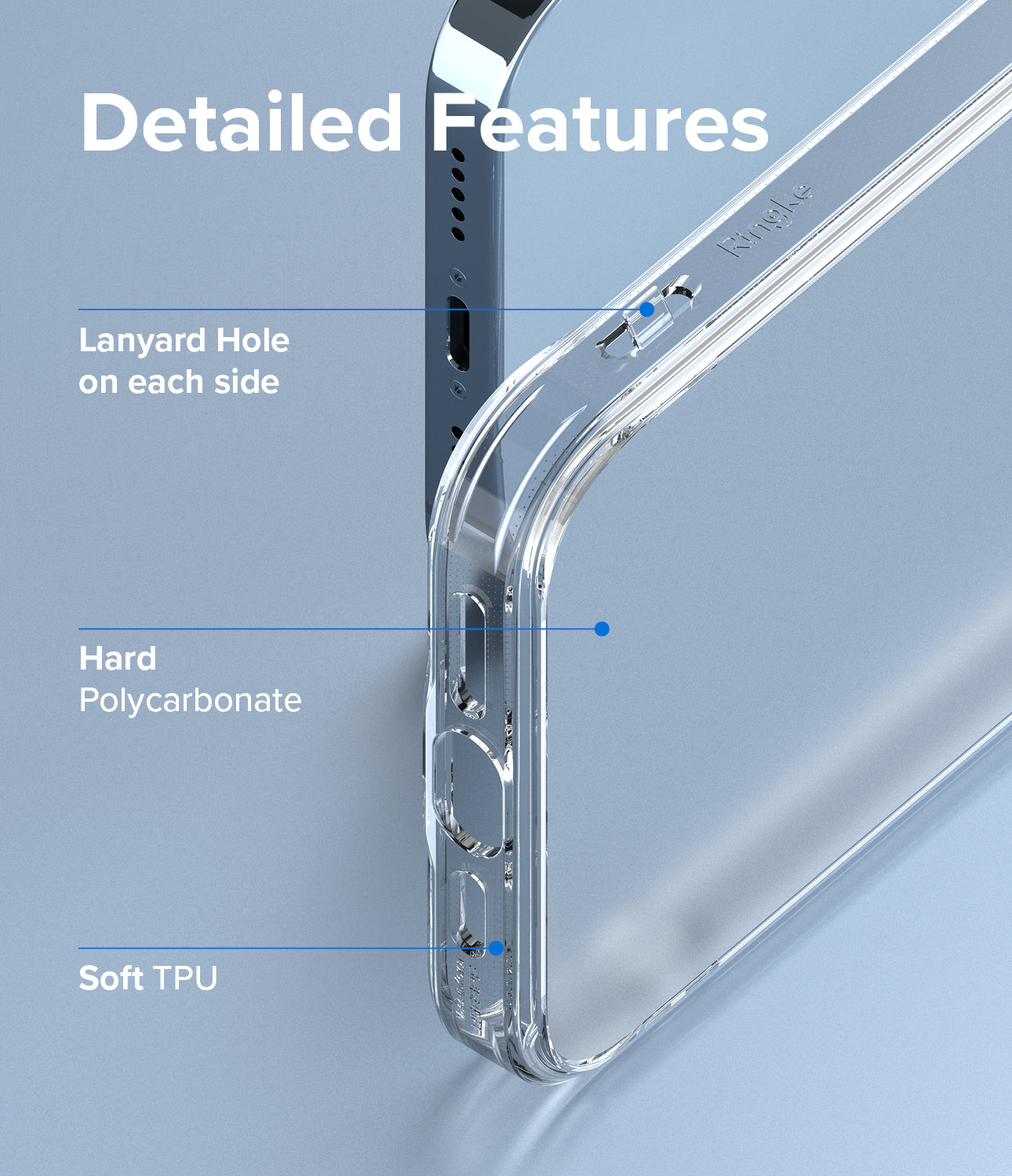 Apple Iphone 13 Pro Case Cover| Fusion Series| Clear