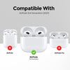 Apple iPhone 13 Pro Max Case+ Air Pods 3rd Generation Case | Marble Shockproof Bumper Stylish Slim Phone Cases |  Purple