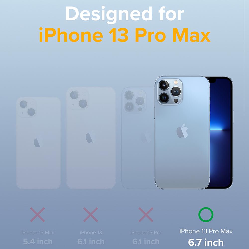 Apple iPhone 13 Pro Max | Fusion Case + Buckle Strap| White & Yellow