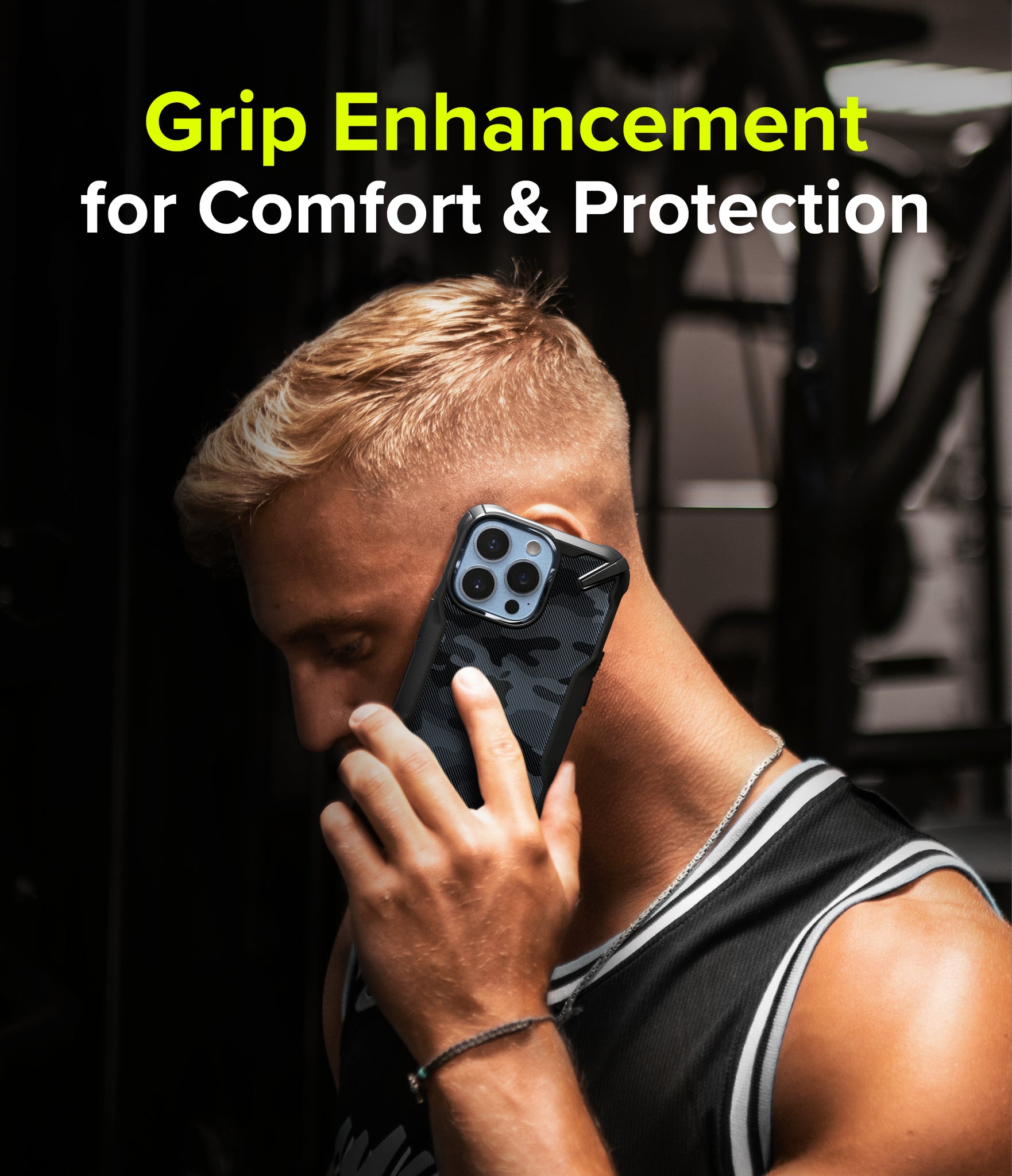 Apple iPhone 13 Pro Max Case Cover| Fusion-X Series| Camo Black