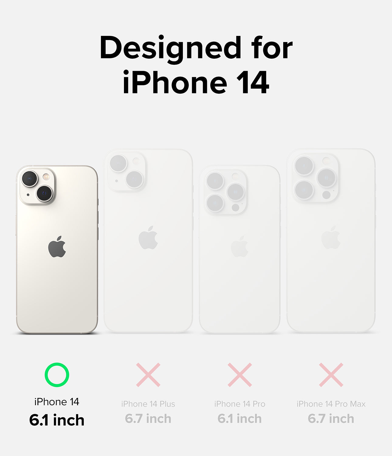 Apple iPhone 14 Case Cover| Silicone Series| Black