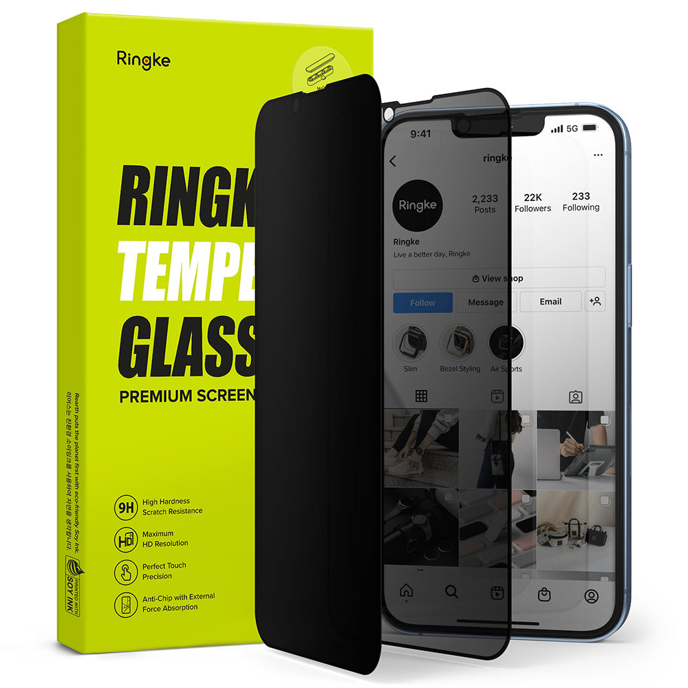 For iPhone 13 Pro Max Tempered Glass Screen Protector&Case with Easy  Install Kit