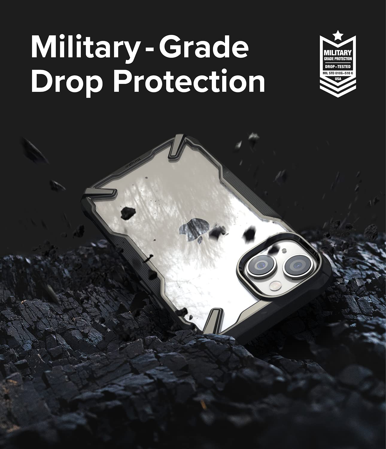 Apple iPhone 14 Case Cover| Fusion-X Series| Black