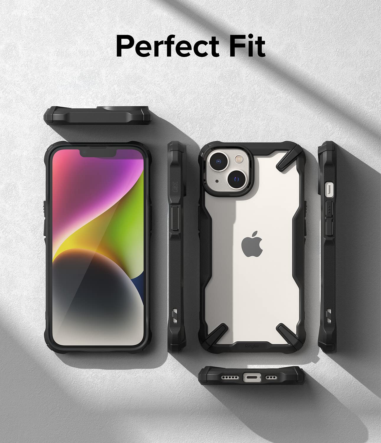 Apple iPhone 14 Case Cover| Fusion-X Series| Black