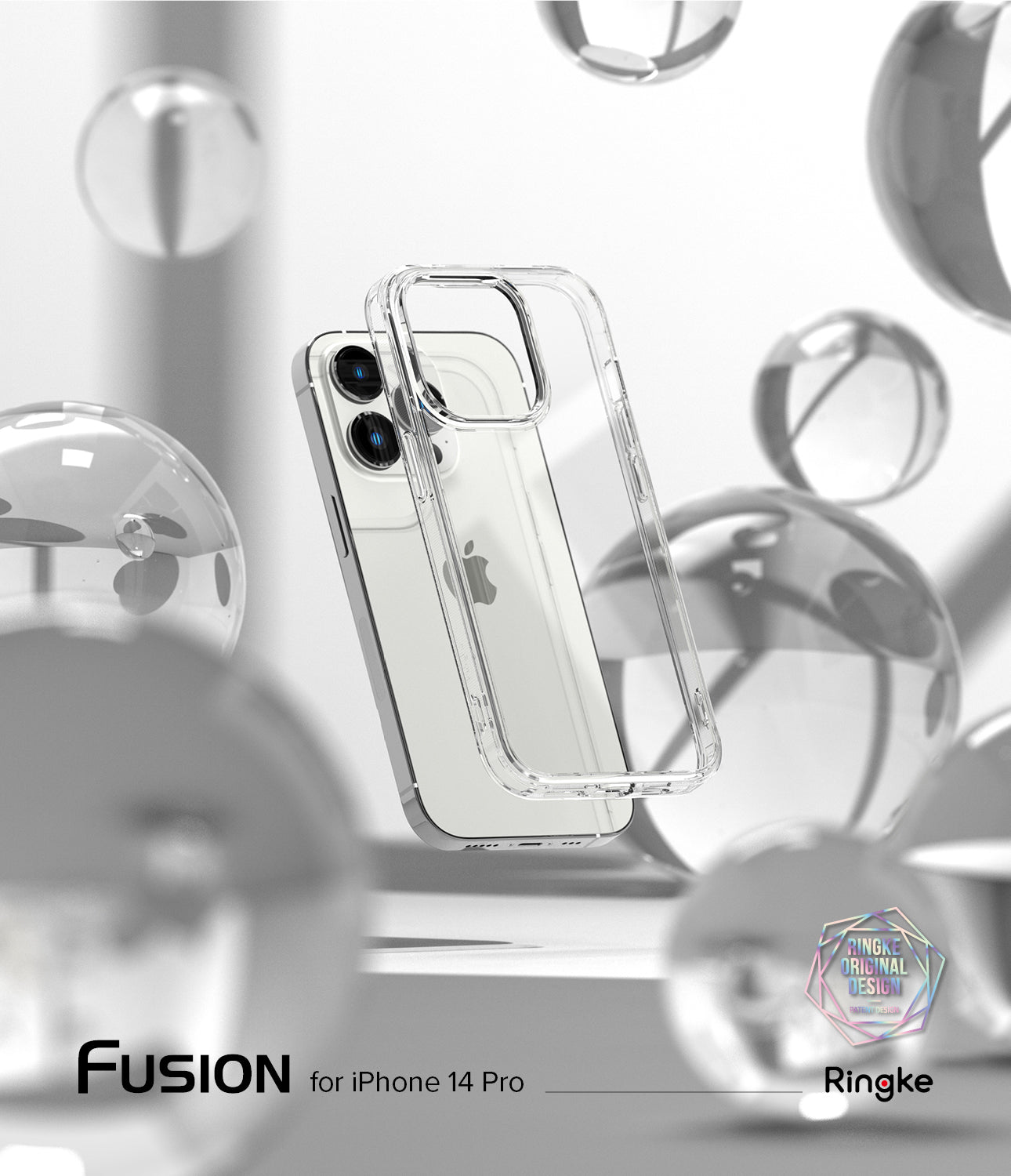 Apple Iphone 14 Pro Case Cover| Fusion Series| Clear