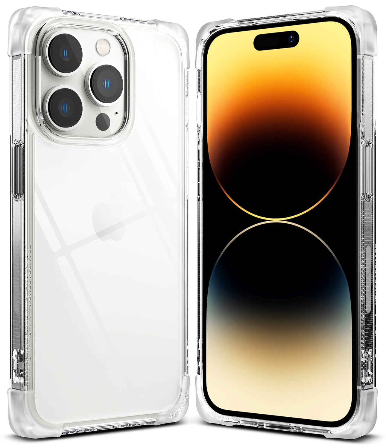 Apple iPhone 14 Pro Case Cover| Fusion Bumper Series| Clear