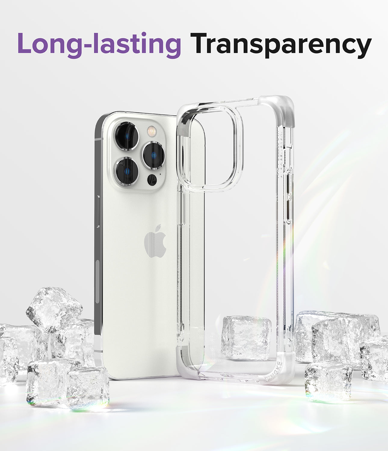 Apple iPhone 14 Pro Case Cover| Fusion Bumper Series| Clear