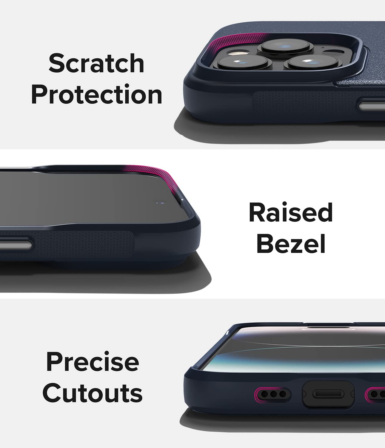 Apple iPhone 14 Pro Case Cover| Onyx Series| Navy