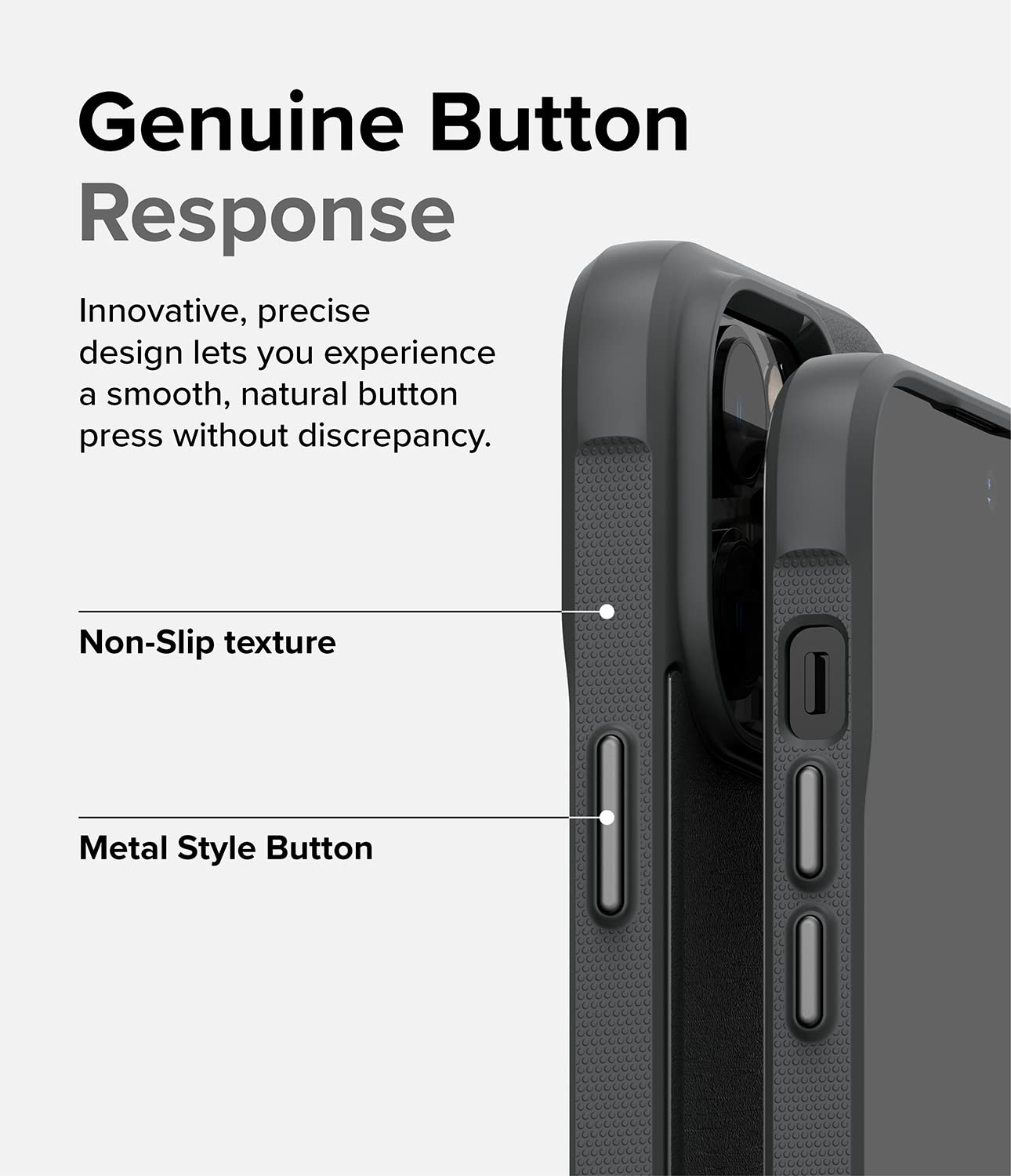 Apple iPhone 14 Pro Case Cover| Onyx Series| Dark Gray