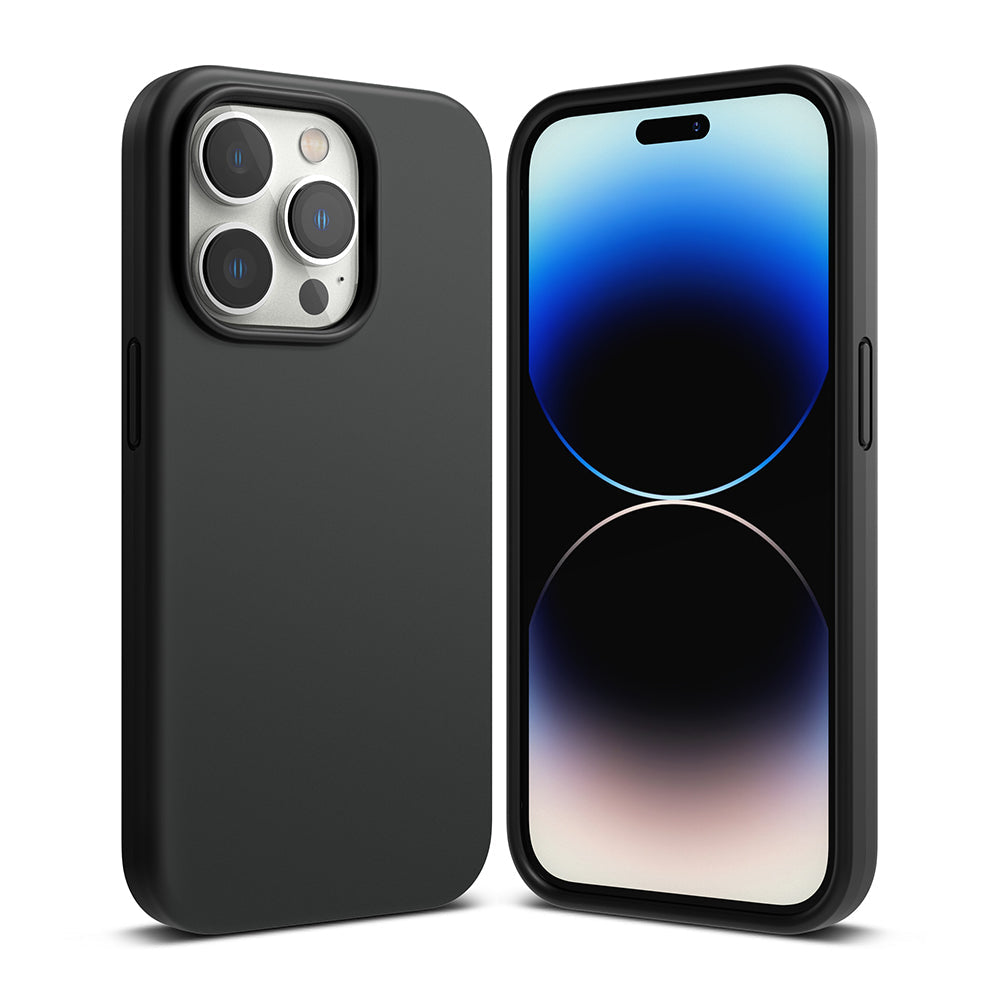 Apple iPhone 14 Pro Case Cover| Silicone Series| Black