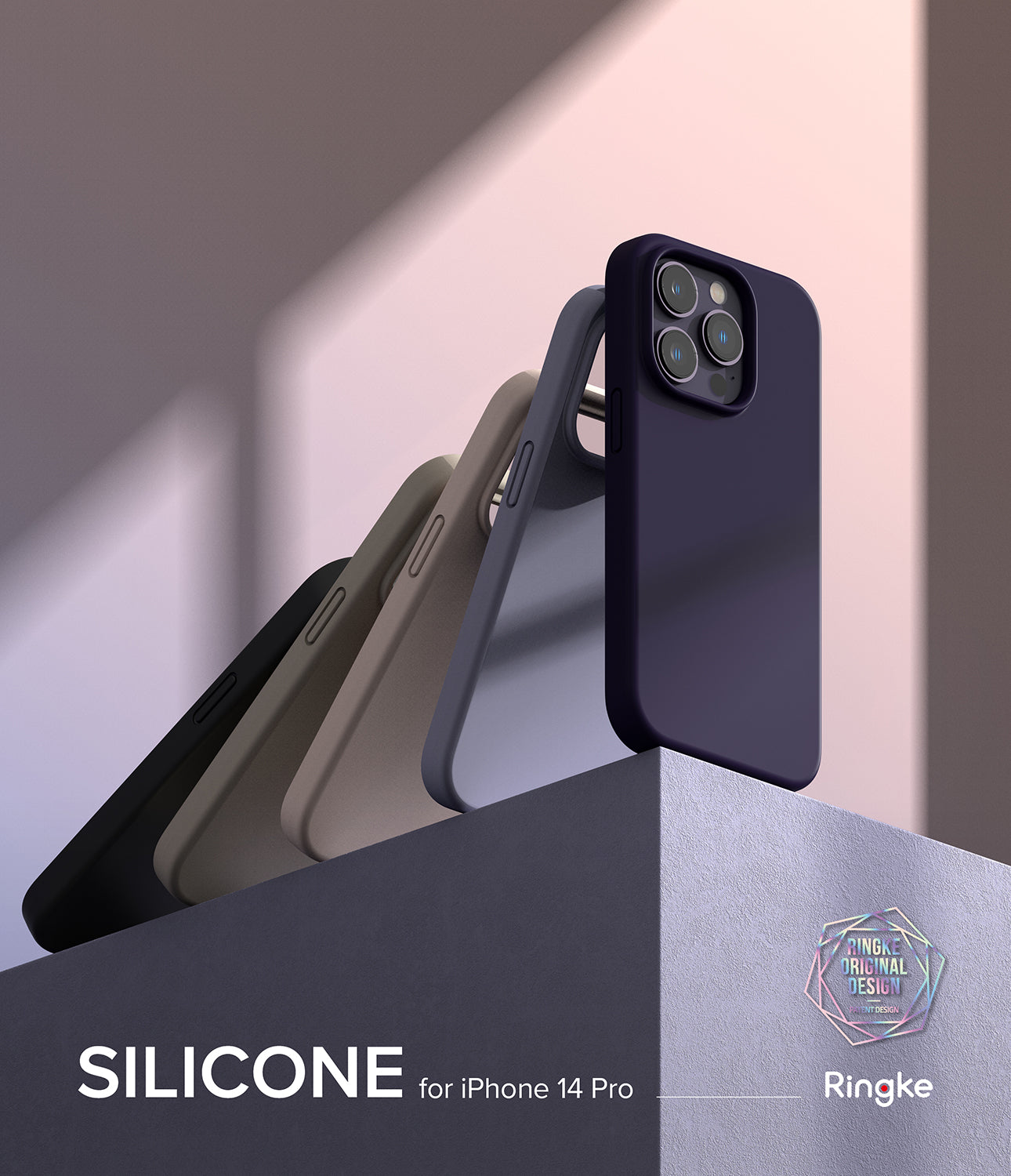 Apple iPhone 14 Pro Case Cover | Silicone Series | Lavender