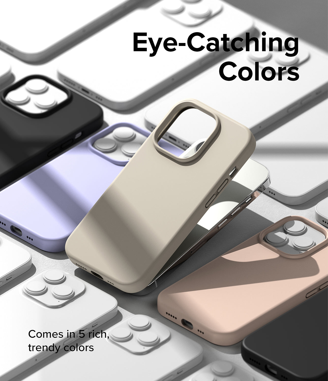 Apple iPhone 14 Pro Case Cover | Silicone Series | Pink Sand