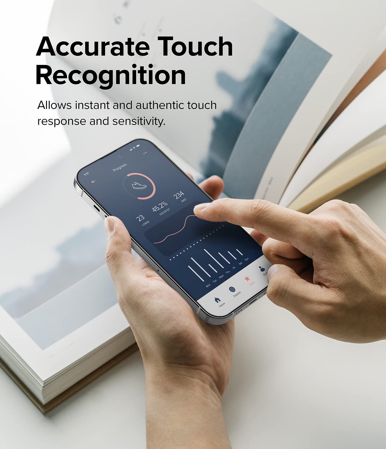 Apple iPhone 14 Pro Screen Protector| Full Cover Tempered Glass| With Installation Jig