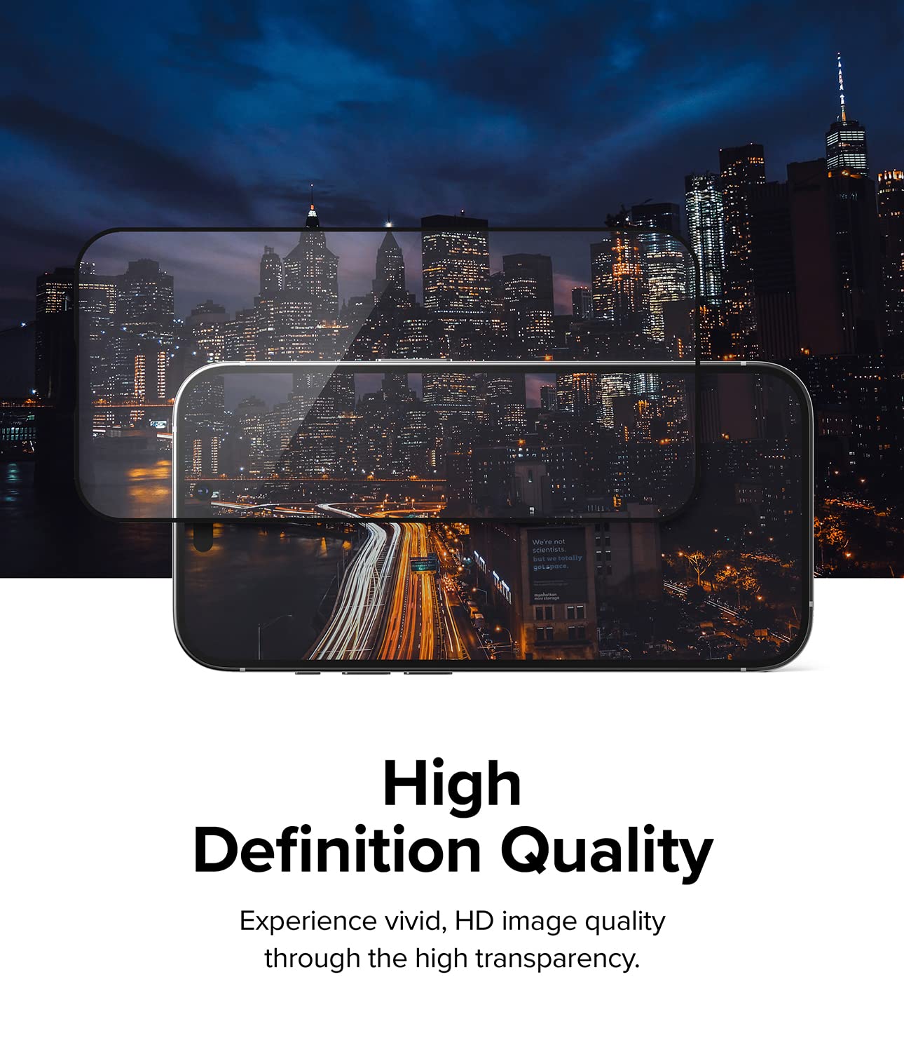 Apple iPhone 14 Pro Screen Protector| Full Cover Tempered Glass| With Installation Jig