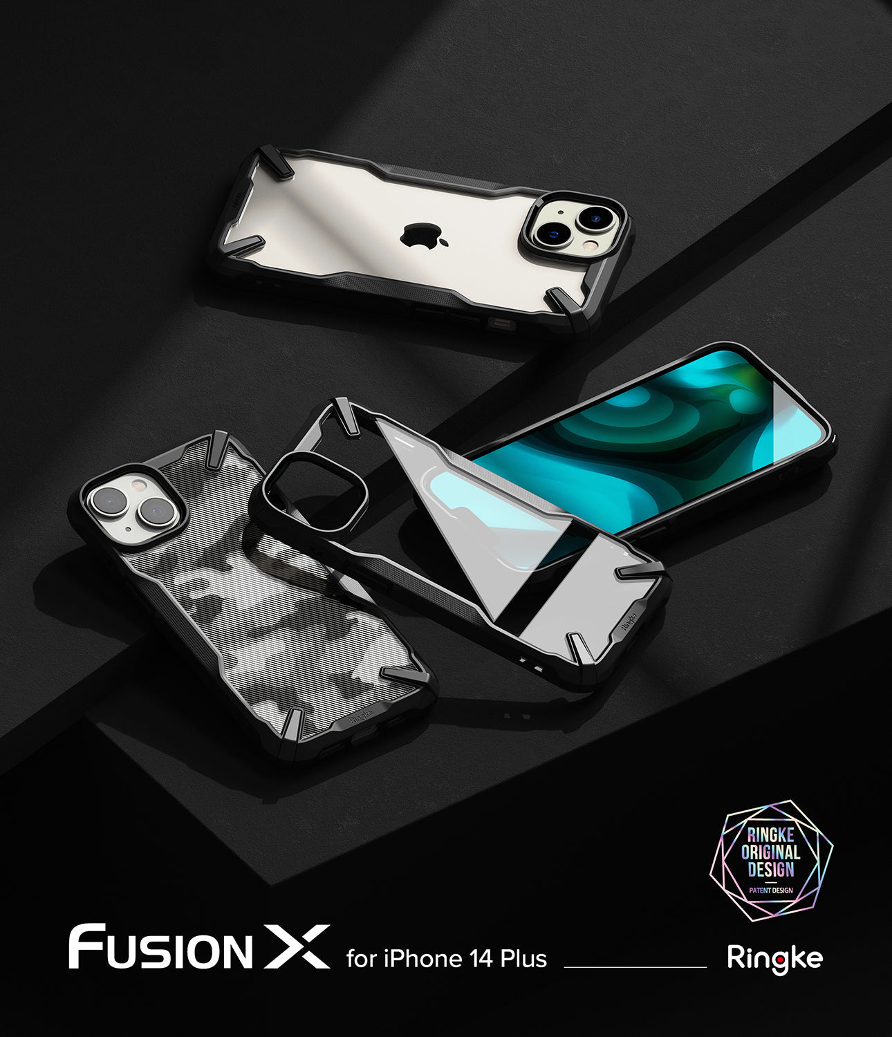 Apple iPhone 14 Plus Case Cover| Fusion-X Series| Black