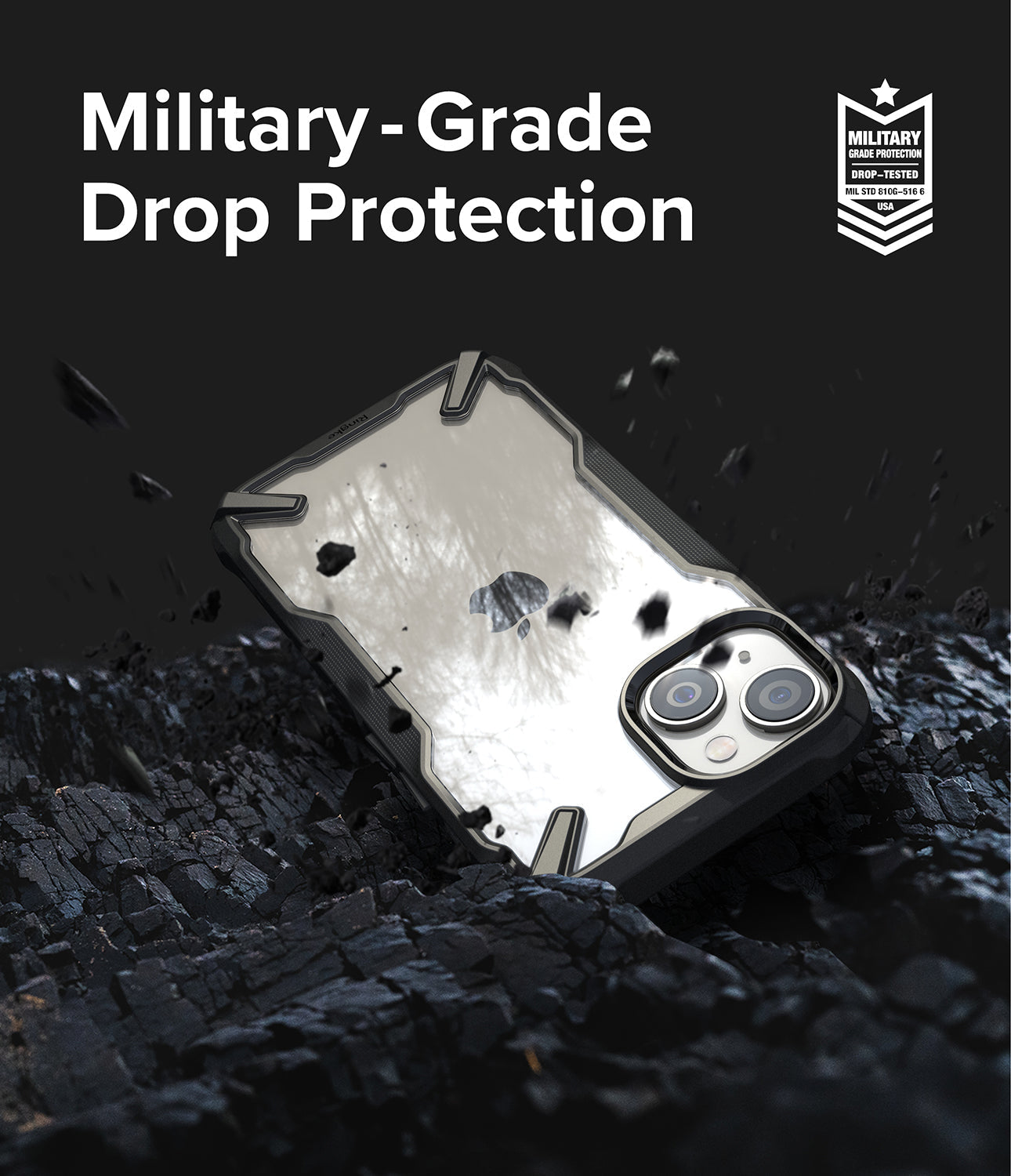 Apple iPhone 14 Plus Case Cover| Fusion-X Series| Black